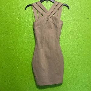 Tan Charlotte Russe dress (FINAL PRICE)